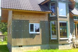РПГ-панели для утепления деревянного дома
